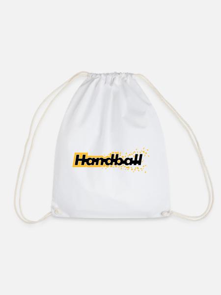 Handball - Turnbeutel - Weiß