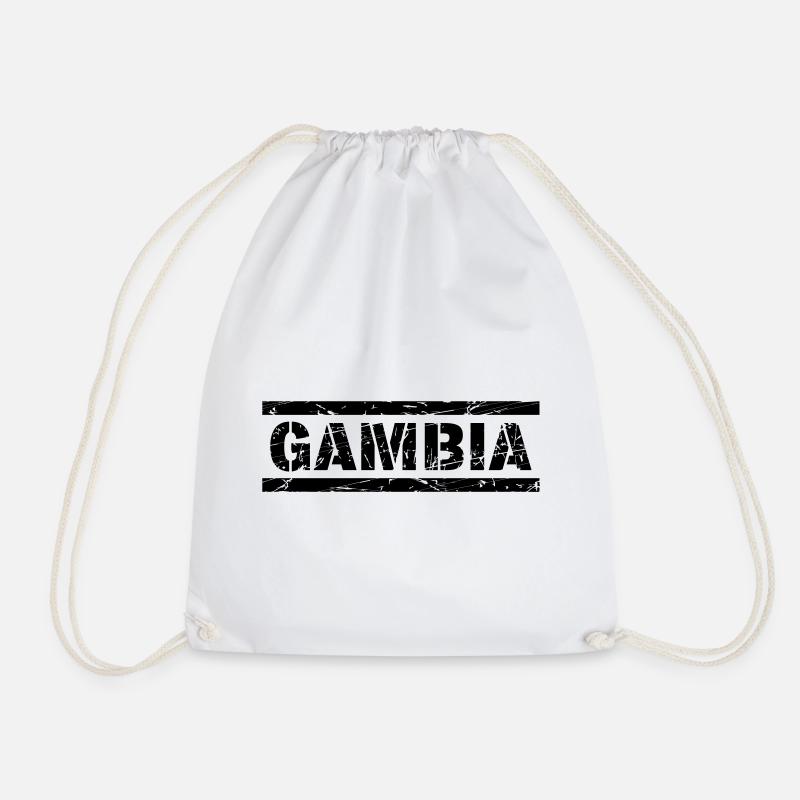 Gambia - Turnbeutel - Weiß