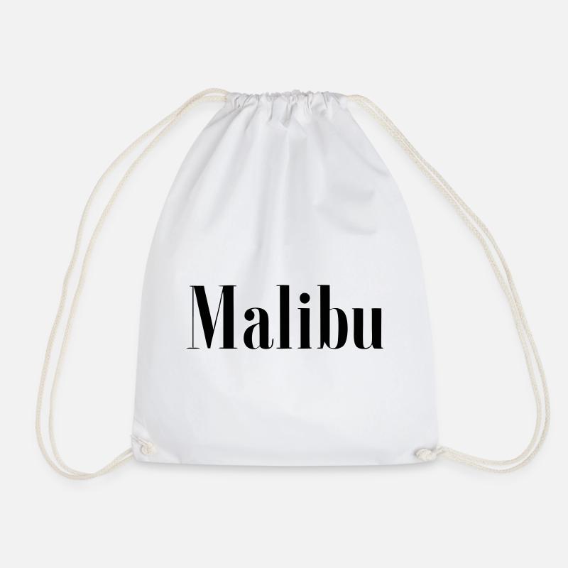 Malibu - Drawstring Bag - white