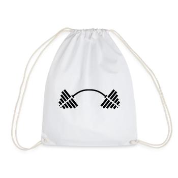 Max Power GYM: Workout & Motivation - Drawstring Bag - white - Front