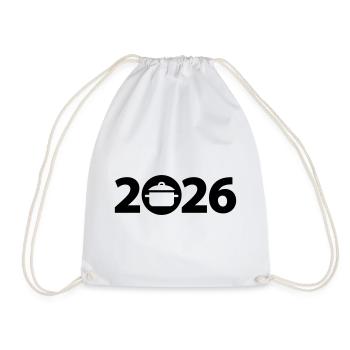 Chef 2026, Chef 2026, Restaurateur 2026 - Drawstring Bag - white - Front