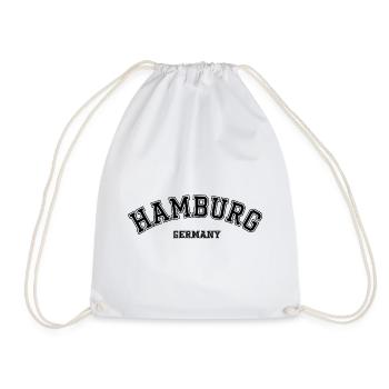 Hambourg, Allemagne : Art urbain d’Engagement - Sac de sport léger - blanc - Devant