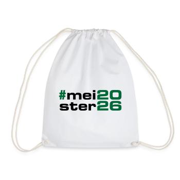 Meister 2026 Meisterschaft - Turnbeutel - Weiß - Vorne