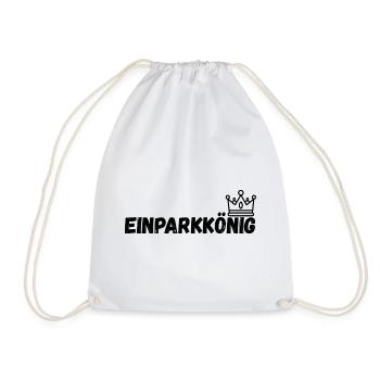 Parking king - Drawstring Bag - white - Front