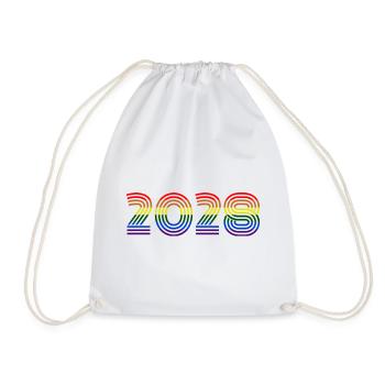 Rainbow 2028 - Turnbeutel - Weiß - Vorne