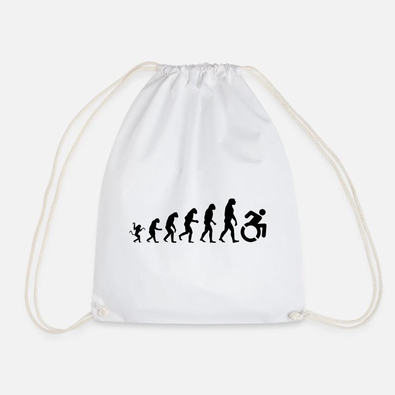 Wheelchair evolution * - Drawstring Bag - white