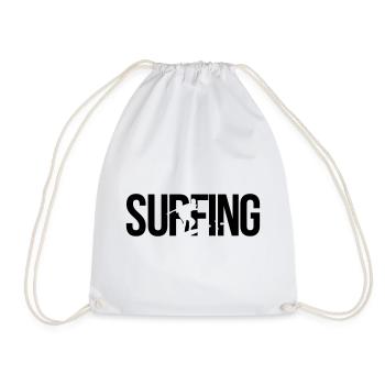 surfing surf - Sac de sport léger - blanc - Devant