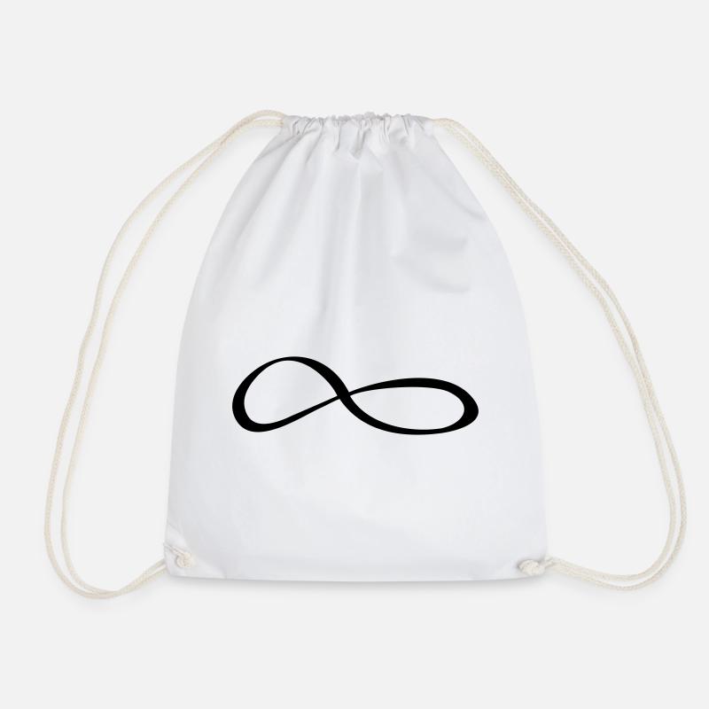 Symbole du signe d’infini - Sac de sport léger - blanc
