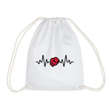 Boxe - Sac de sport léger - blanc - Devant