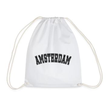 Conception AMSTERDAM - Sac de sport léger - blanc - Devant