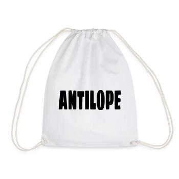 Antilope. Pour les personnes en fauteuil roulant avec humour # - Sac de sport léger - blanc - Devant