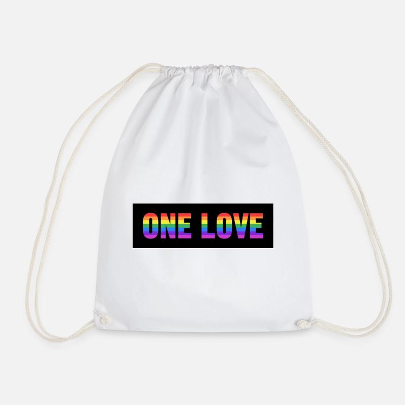 ONE LOVE - Turnbeutel - Weiß