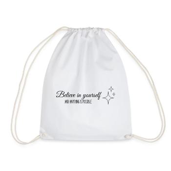 Croyez en vous - Sac de sport léger - blanc - Devant