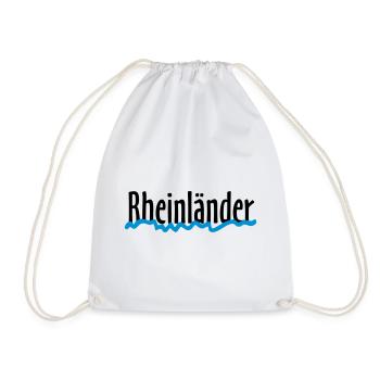 Rheinländer - Die Leute vom Rhein - Turnbeutel - Weiß - Vorne
