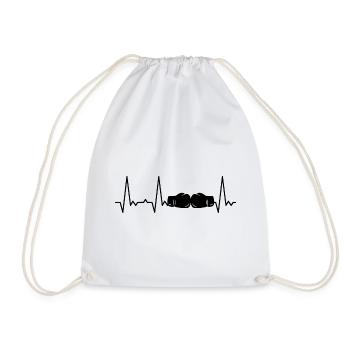 Boîtes de pulsation - Sac de sport léger - blanc - Devant