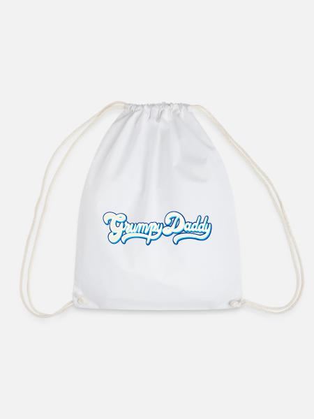 Grumpy Daddy Script - Farbe "Whipped Cream" - Turnbeutel - Weiß