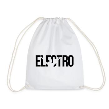 elektro - Turnbeutel - Weiß - Vorne