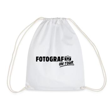 fotograf on tour - Turnbeutel - Weiß - Vorne