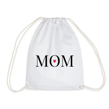 Mom / Mama / Mum - Drawstring Bag - white - Front