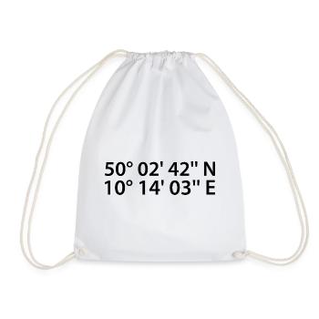 Schweinfurt coordinates - Drawstring Bag - white - Front