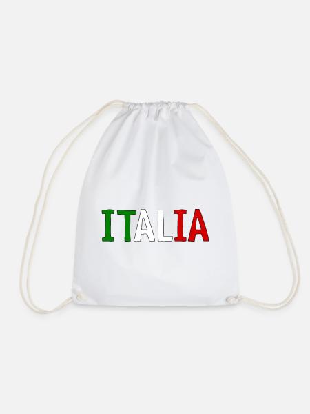 Italia - Turnbeutel - Weiß