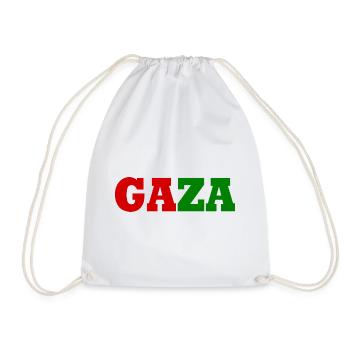 Free Gaza - Turnbeutel - Weiß - Vorne
