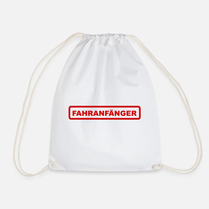 Fahranfänger - Turnbeutel - Weiß