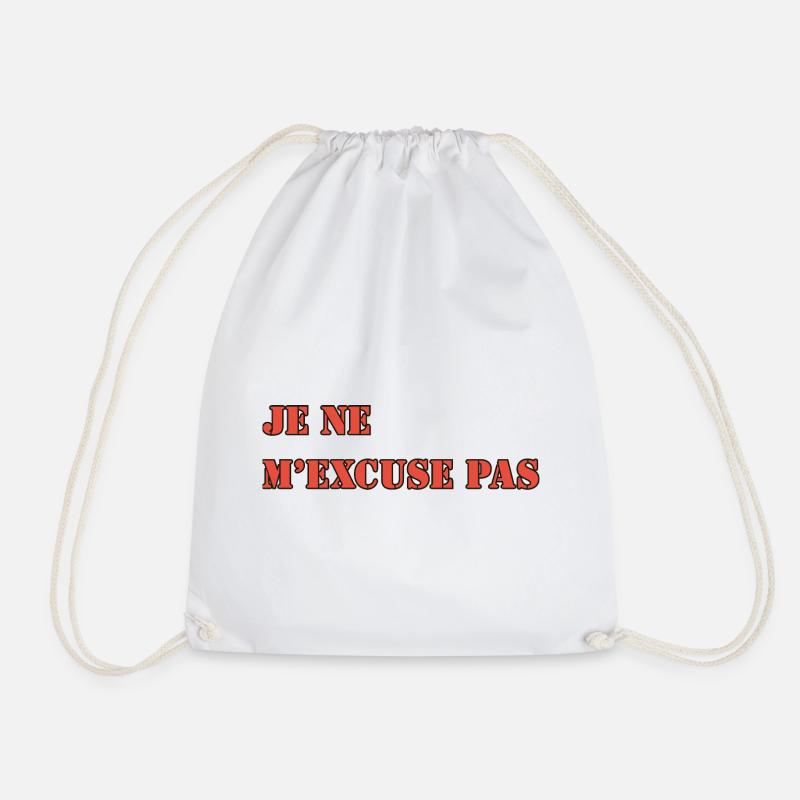 JE NE M’EXCUSE PAS - Sac de sport léger - blanc