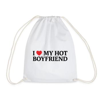 J’adore mon ami sexy - Sac de sport léger - blanc - Devant
