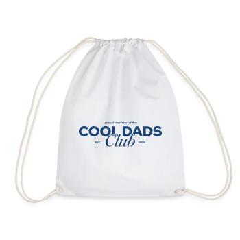 Cool Dads Club - Drawstring Bag - white - Front