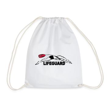 Lifeguard sauveteur aquatique - Sac de sport léger - blanc - Devant