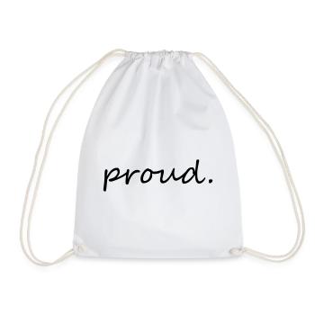 proud - Sac de sport léger - blanc - Devant