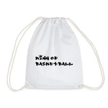 Basketball - Basket Ball - Game - Sport - Player - Drawstring Bag - white - Front