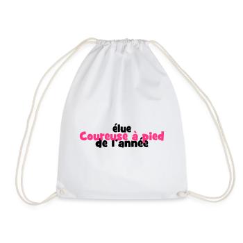 Course à Pied / Running / Jogging / Coureur - Sac de sport léger - blanc - Devant