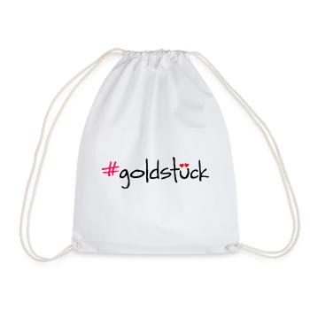 #goldstück - Drawstring Bag - white - Front