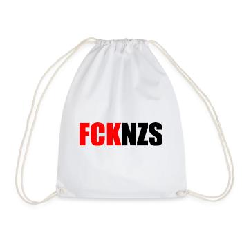 Fck nzs - Turnbeutel - Weiß - Vorne