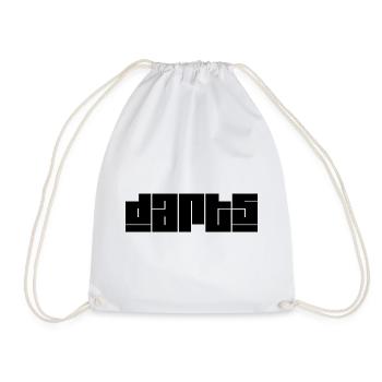 Fléchettes, fléchettes - Sac de sport léger - blanc - Devant