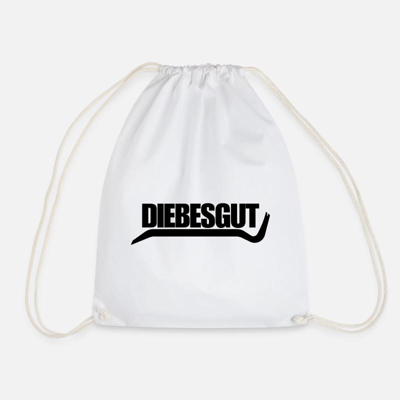 DIEBESGUT_BRECHEISEN - Turnbeutel - Weiß