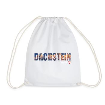 Dachstein Ramsau Österreich Schriftzug - Turnbeutel - Weiß - Vorne