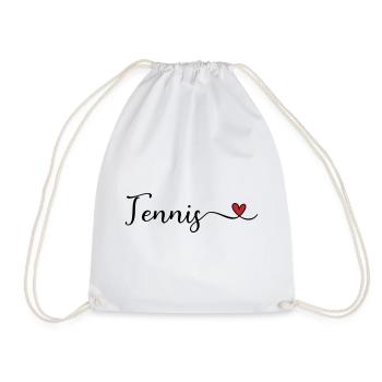 Tennis - J’aime Tennis - Sac de sport léger - blanc - Devant