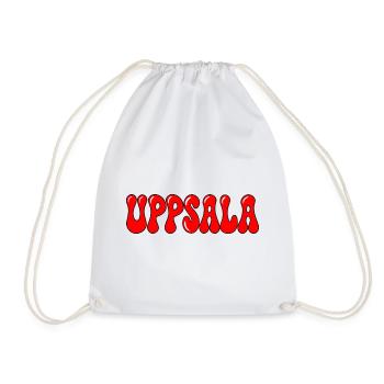 Uppsala Bubbles Roter Tippfehler - Turnbeutel - Weiß - Vorne