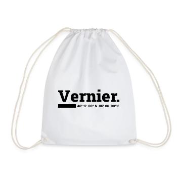 Vernier Koordinaten - Turnbeutel - Weiß - Vorne