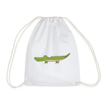 Crocodile - Sac de sport léger - blanc - Devant