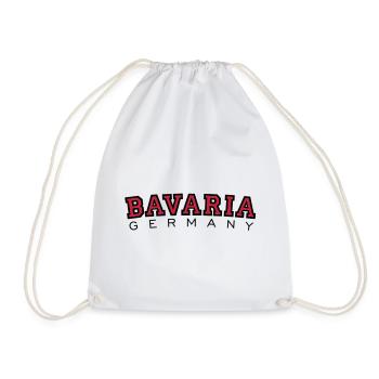 Bayern Bavaria Germany - Turnbeutel - Weiß - Vorne