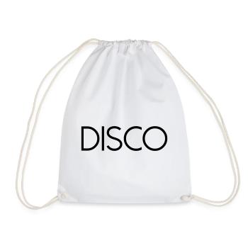 DISCO Diskokugel - Turnbeutel - Weiß - Vorne