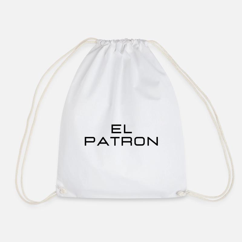 El Patron – The Doer Look - Drawstring Bag - white