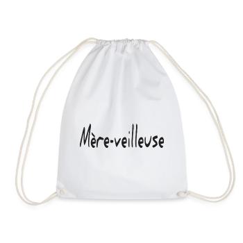 mere veilleuse - Mère-veilleuse mère merveilleuse - Sac de sport léger - blanc - Devant
