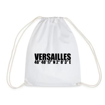 Versailles Koordinaten - Turnbeutel - Weiß - Vorne