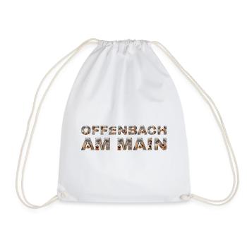 Offenbach am Main Hund - Turnbeutel - Weiß - Vorne