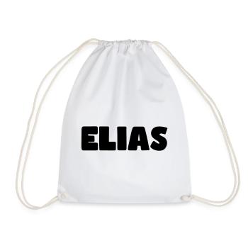 Elias Name - Turnbeutel - Weiß - Vorne